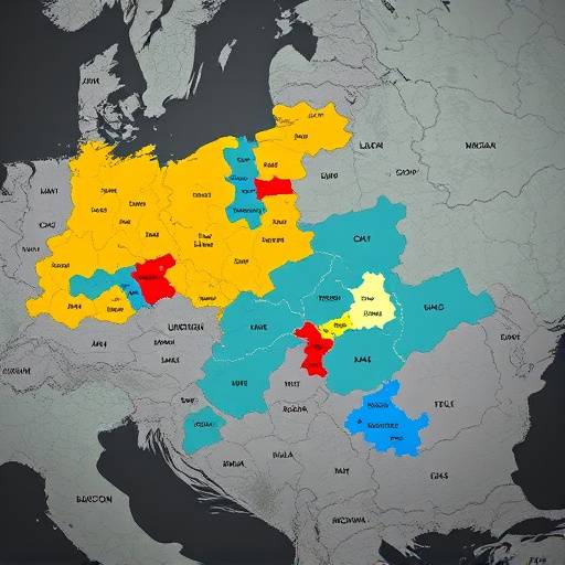Una mappa dell'Ucraina che evidenzia le zone di conflitto e le aree interessate dalla crisi.